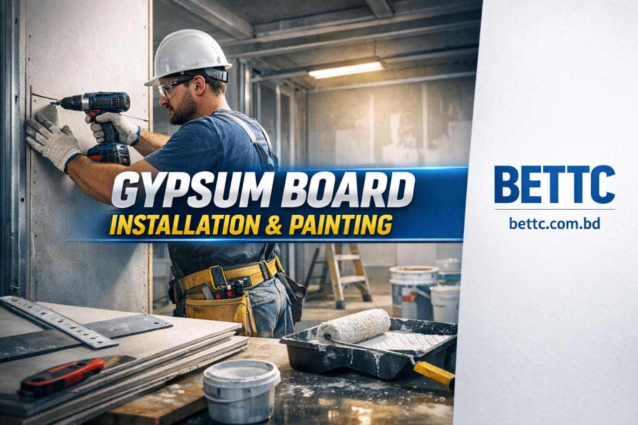 Gypsum Bord Installation & Painting Image